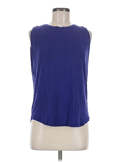 Pre-owned Athleta Sleeveless T-shirt In Blue