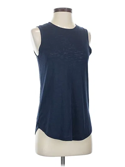Pre-owned Athleta Sleeveless T-shirt In Blue