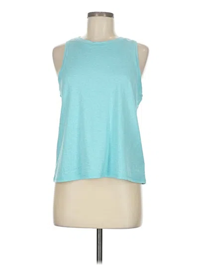Pre-owned Athleta Sleeveless T-shirt In Blue