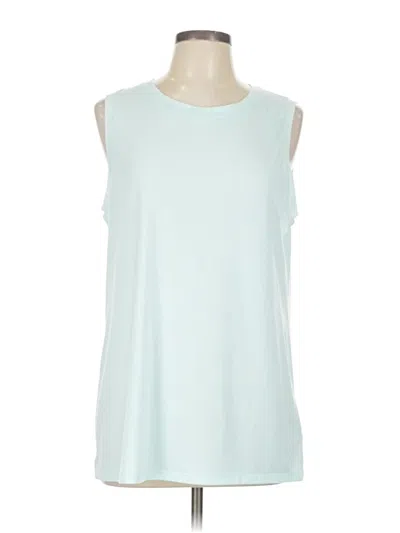 Pre-owned Athleta Sleeveless T-shirt In Blue