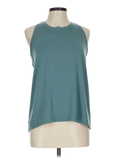 Pre-owned Athleta Sleeveless T-shirt In Blue