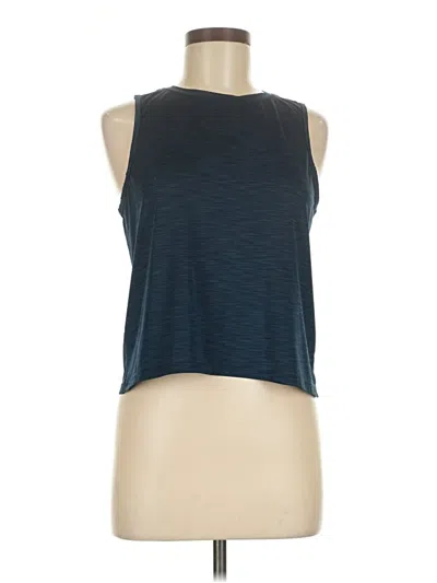 Pre-owned Athleta Sleeveless T-shirt In Blue