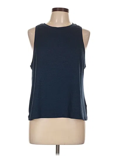 Pre-owned Athleta Sleeveless T-shirt In Blue