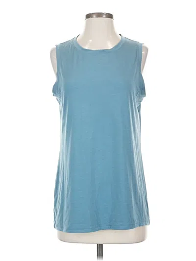 Pre-owned Athleta Sleeveless T-shirt In Blue