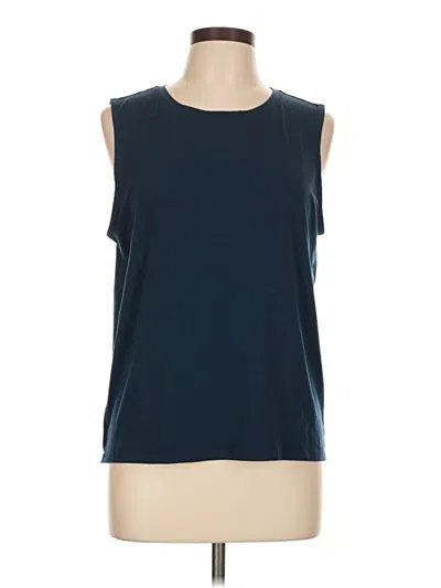 Pre-owned Athleta Sleeveless T-shirt In Blue