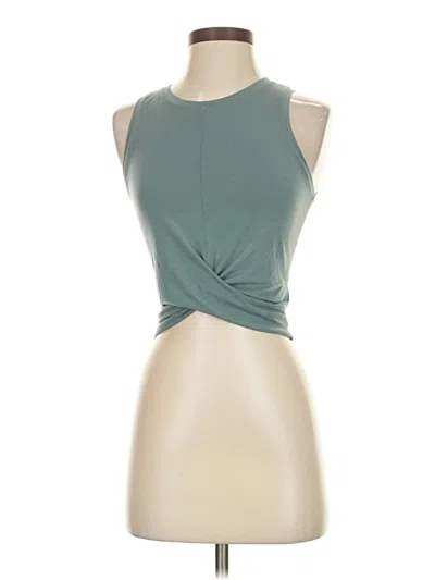 Pre-owned Athleta Sleeveless T-shirt In Blue