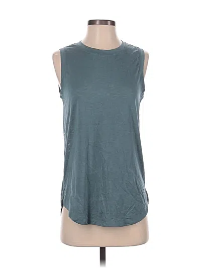 Pre-owned Athleta Sleeveless T-shirt In Blue