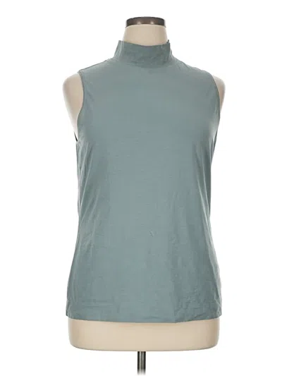 Pre-owned Athleta Sleeveless T-shirt In Blue