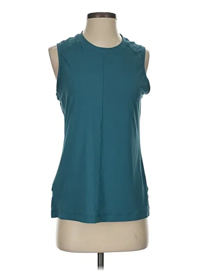 Pre-owned Athleta Sleeveless T-shirt In Blue