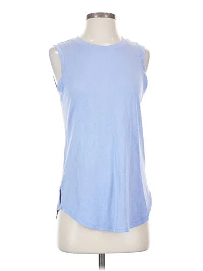 Pre-owned Athleta Sleeveless T-shirt In Blue