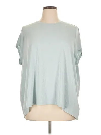 Pre-owned Athleta Sleeveless T-shirt In Blue