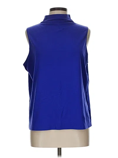 Pre-owned Athleta Sleeveless T-shirt In Blue