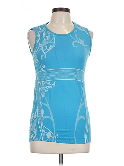 Pre-owned Athleta Sleeveless T-shirt In Blue
