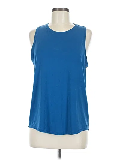 Pre-owned Athleta Sleeveless T-shirt In Blue