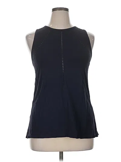 Pre-owned Athleta Sleeveless T-shirt In Blue