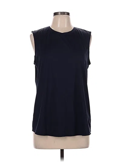 Pre-owned Athleta Sleeveless T-shirt In Blue