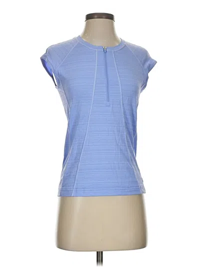 Pre-owned Athleta Sleeveless T-shirt In Blue