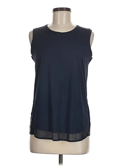 Pre-owned Athleta Sleeveless T-shirt In Blue
