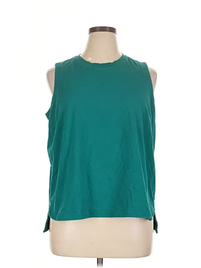 Pre-owned Athleta Sleeveless T-shirt In Blue