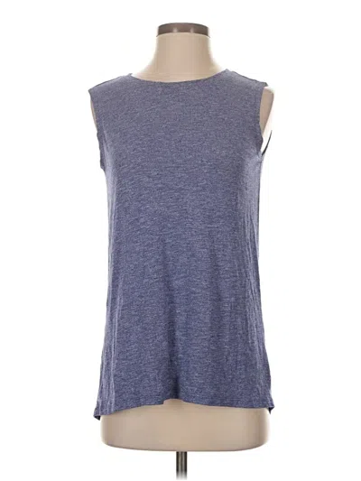 Pre-owned Athleta Sleeveless T-shirt In Blue