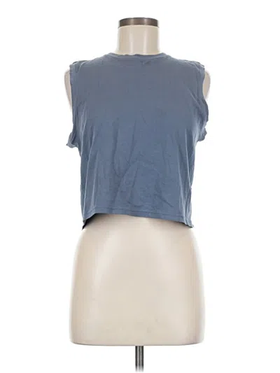 Pre-owned Athleta Sleeveless T-shirt In Blue