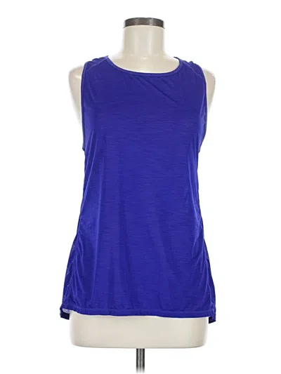 Pre-owned Athleta Sleeveless T-shirt In Blue