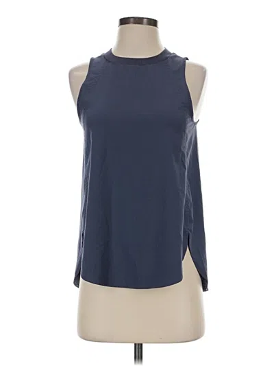 Pre-owned Athleta Sleeveless T-shirt In Blue