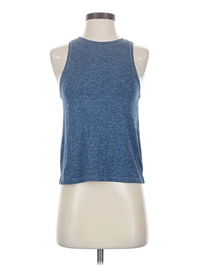 Pre-owned Athleta Sleeveless T-shirt In Blue