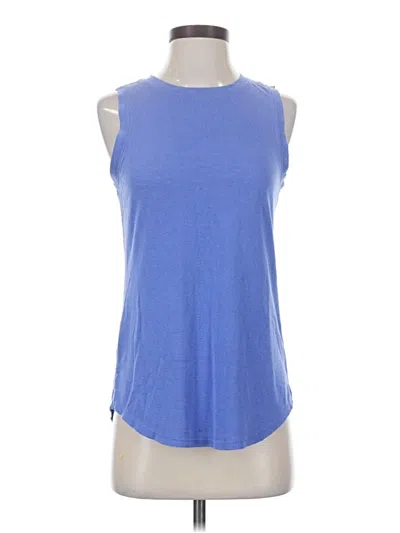 Pre-owned Athleta Sleeveless T-shirt In Blue