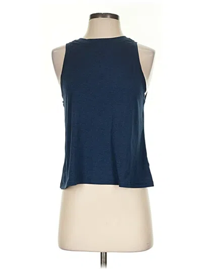 Pre-owned Athleta Sleeveless T-shirt In Blue