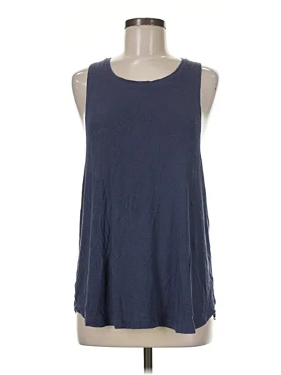 Pre-owned Athleta Sleeveless T-shirt In Blue