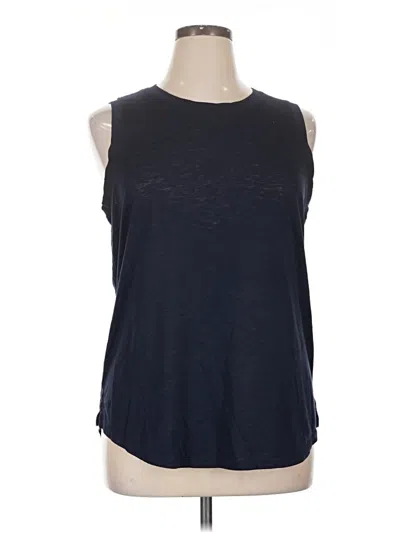 Pre-owned Athleta Sleeveless T-shirt In Blue