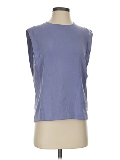Pre-owned Athleta Sleeveless T-shirt In Blue