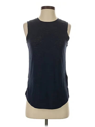 Pre-owned Athleta Sleeveless T-shirt In Blue
