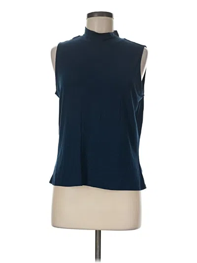 Pre-owned Athleta Sleeveless T-shirt In Blue
