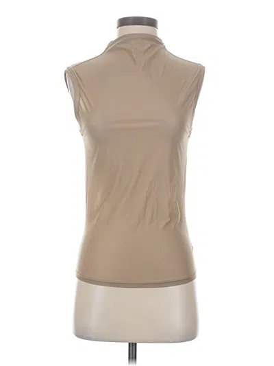 Pre-owned Athleta Sleeveless T-shirt In Brown