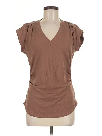 Pre-owned Athleta Sleeveless T-shirt In Brown