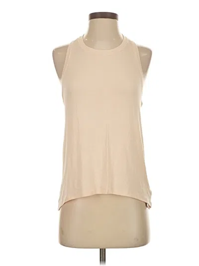 Pre-owned Athleta Sleeveless T-shirt In Brown