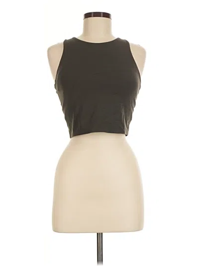 Pre-owned Athleta Sleeveless T-shirt In Brown