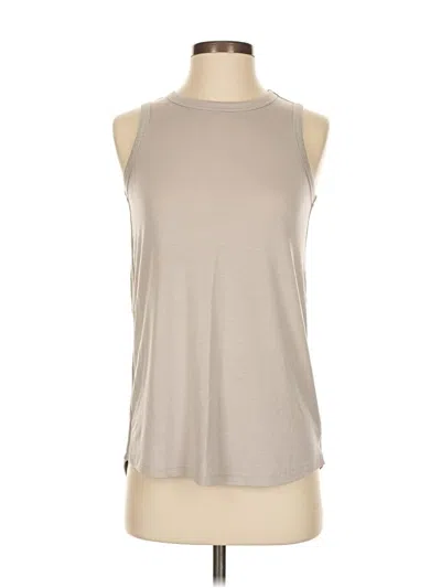 Pre-owned Athleta Sleeveless T-shirt In Gray