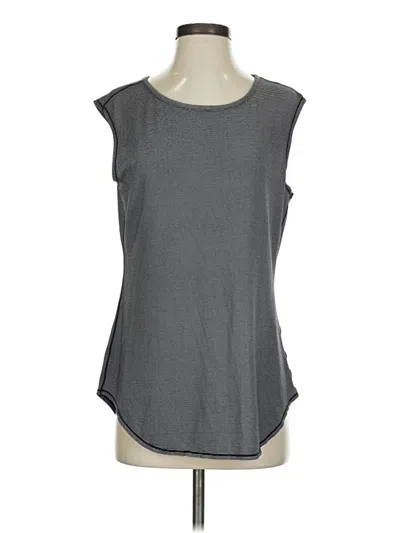 Pre-owned Athleta Sleeveless T-shirt In Gray
