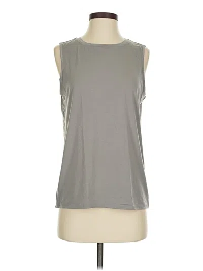 Pre-owned Athleta Sleeveless T-shirt In Gray