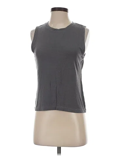 Pre-owned Athleta Sleeveless T-shirt In Gray
