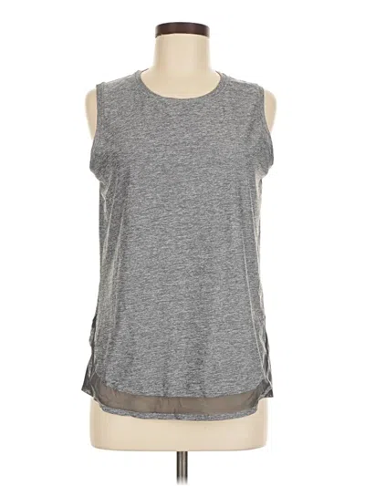 Pre-owned Athleta Sleeveless T-shirt In Gray