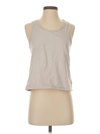 Pre-owned Athleta Sleeveless T-shirt In Gray