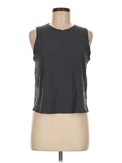 Pre-owned Athleta Sleeveless T-shirt In Gray