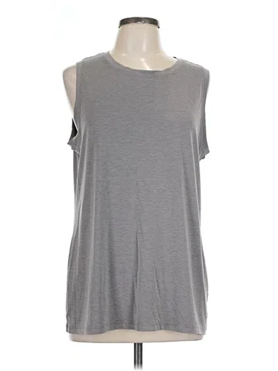 Pre-owned Athleta Sleeveless T-shirt In Gray