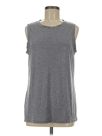 Pre-owned Athleta Sleeveless T-shirt In Gray
