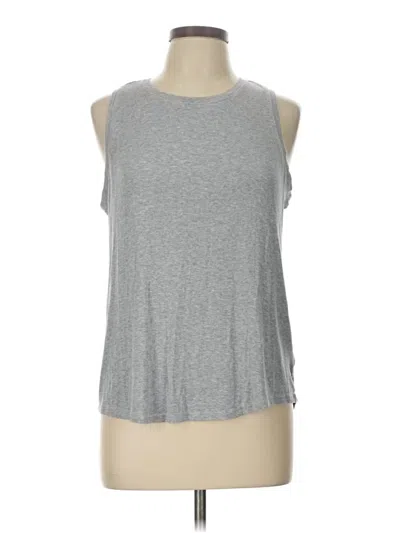 Pre-owned Athleta Sleeveless T-shirt In Gray
