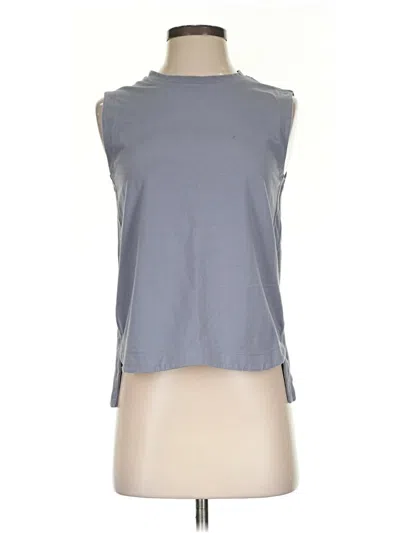 Pre-owned Athleta Sleeveless T-shirt In Gray